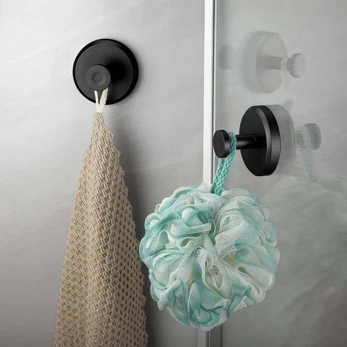 Tool-Free Suction Towel Hook