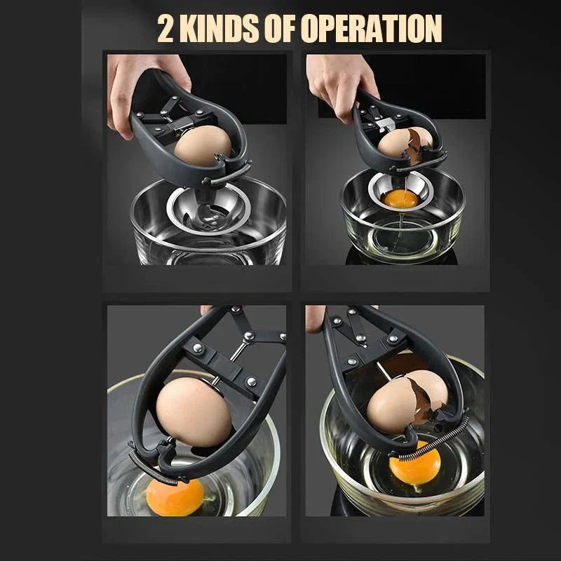 2-in-1 Egg Opener and Yolk Separator