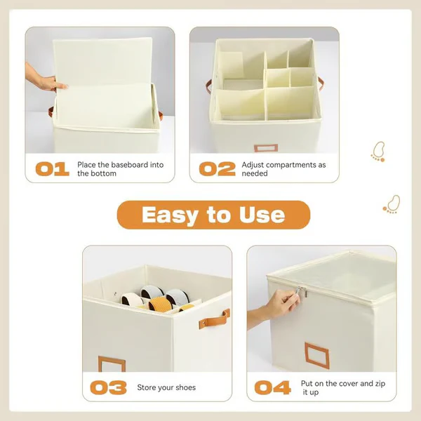 Foldable Shoe Storage Box