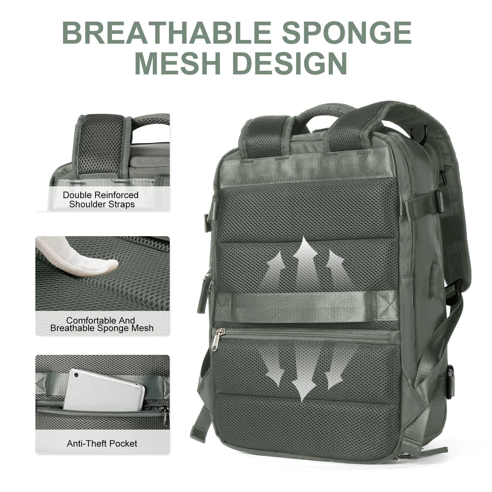 Women's 35L Waterproof Travel Backpack