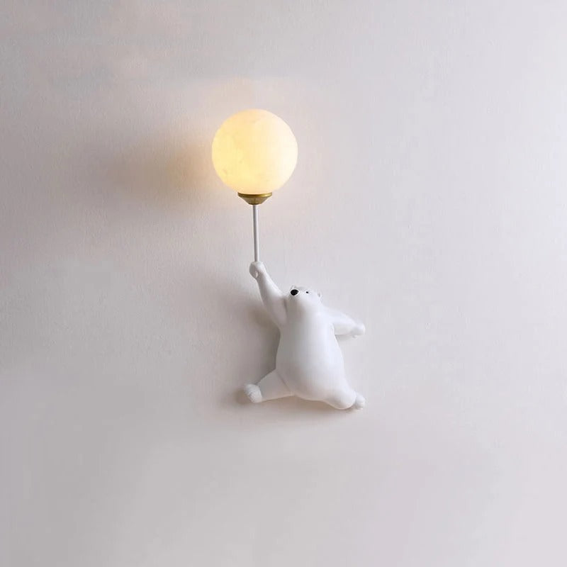 Bear Wall Lamp with LED Light
