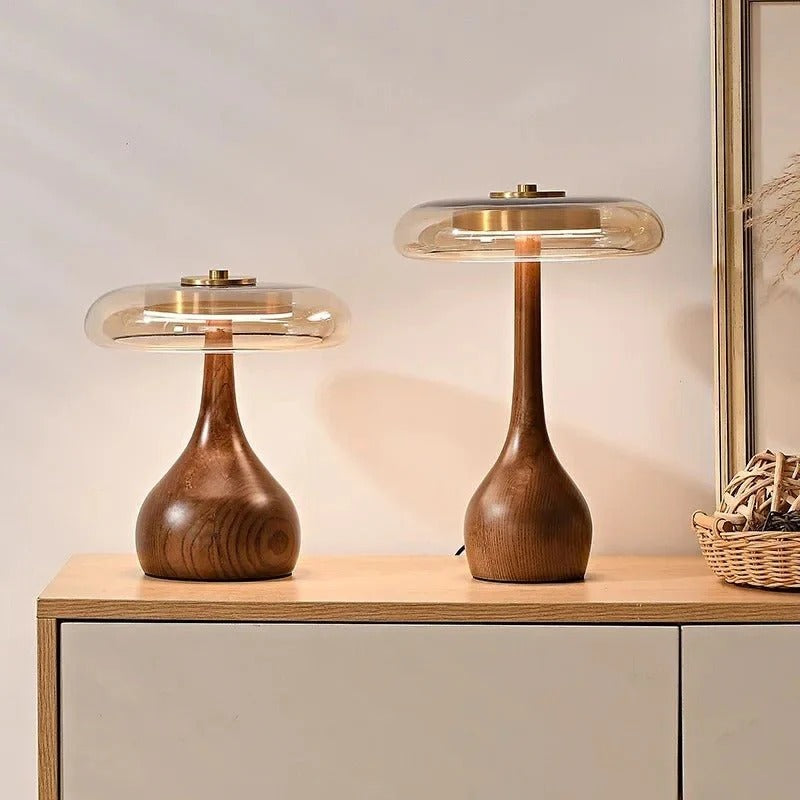 Retro Stained Glass Table Lamp