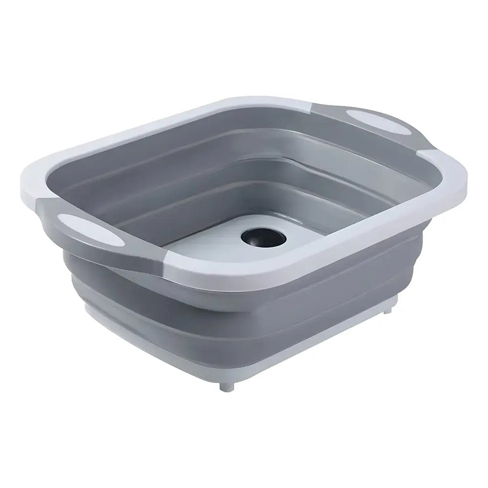 Foldable Washing-Up Bowl with Drain Plug