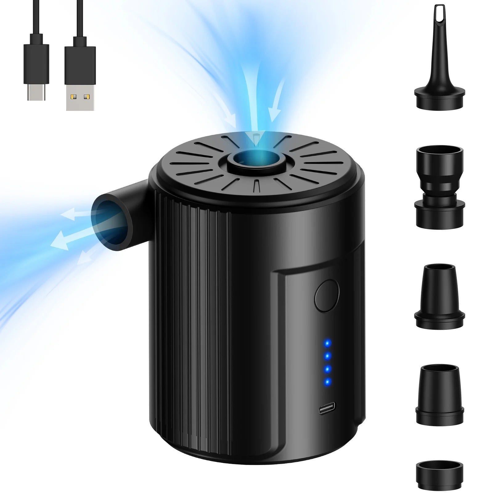 Electric Air Pump with 5 Nozzles