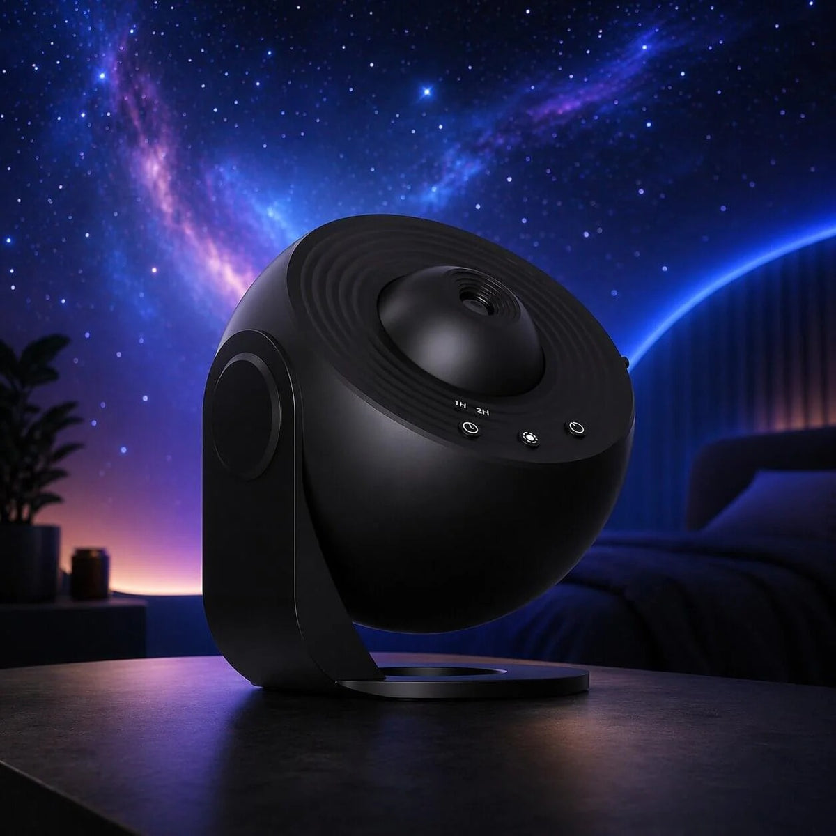 KosmoLicht Star Projector – 13 HD Galaxy Modes with Adjustable Focus and Timer