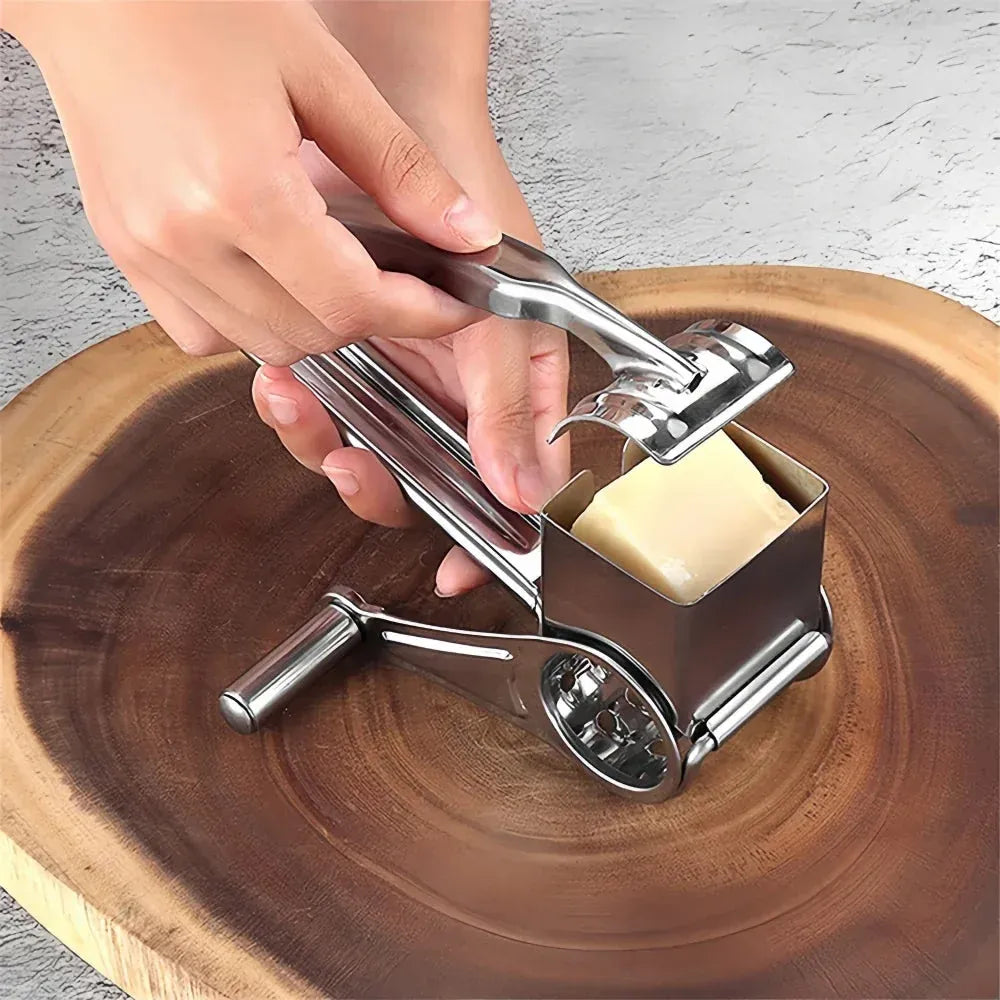 Stainless Steel Rotary Cheese Grater