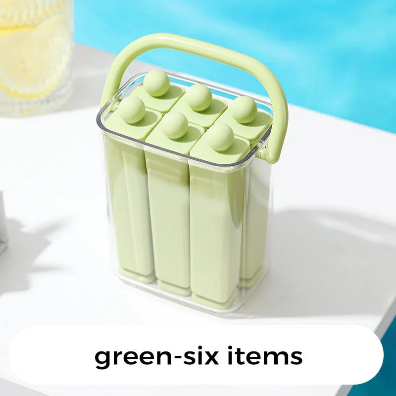 Silicone Ice Stick Mould with Storage Box