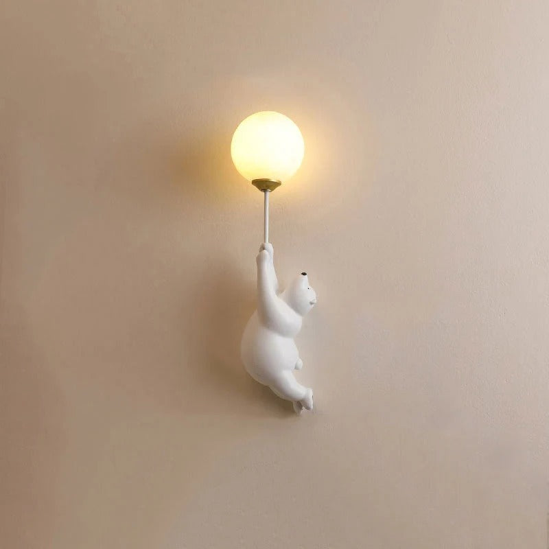 Bear Wall Lamp with LED Light