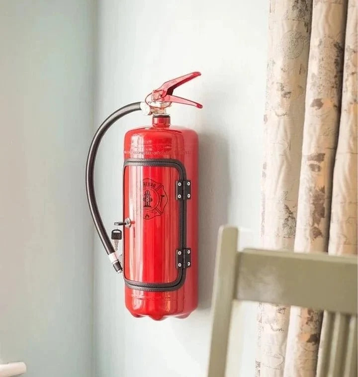 Fire Extinguisher Novelty Bottle Cabinet