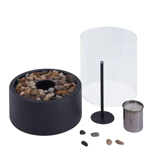 Cordless LED Flame Effect Table Lamp