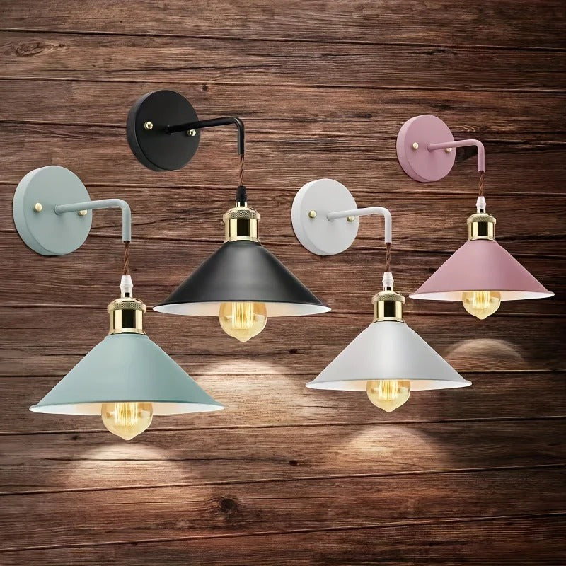 Modern Metal Wall Sconce Industrial Oil-Rubbed Wall Light Fixture