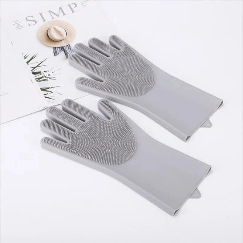 Silicone Dish Scrubbing Gloves