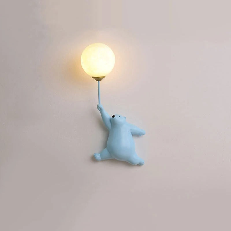 Bear Wall Lamp with LED Light