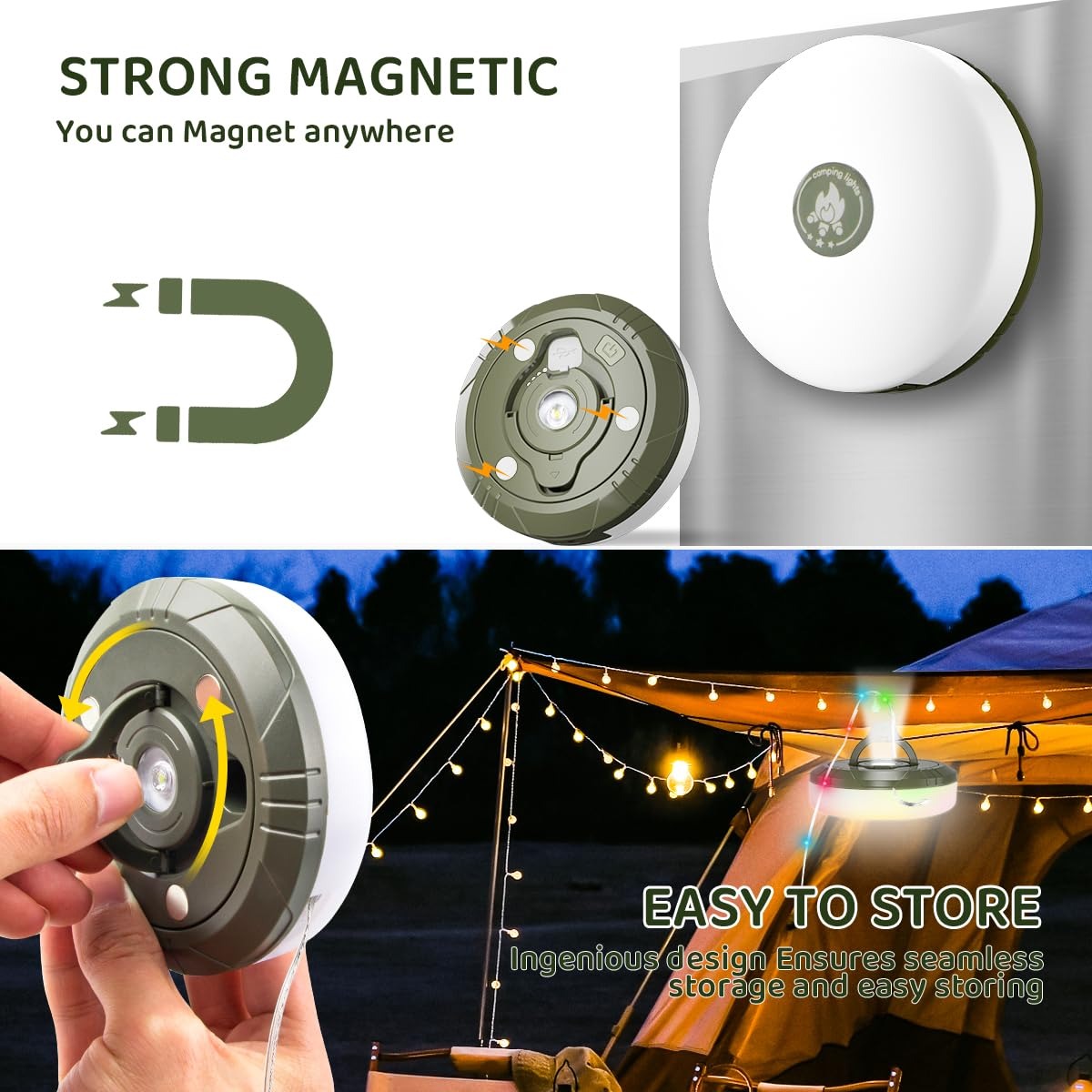 Rechargeable Waterproof Outdoor String Light (10 m)