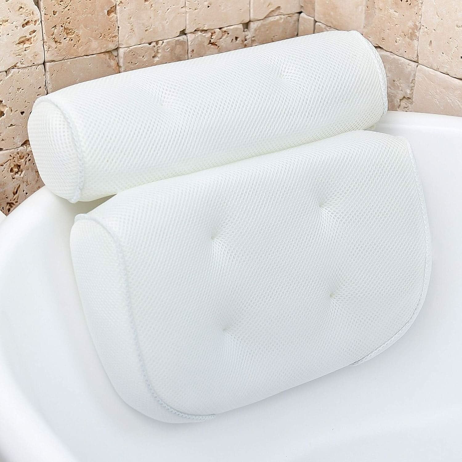 Ergonomic Bath Pillow with Neck Support