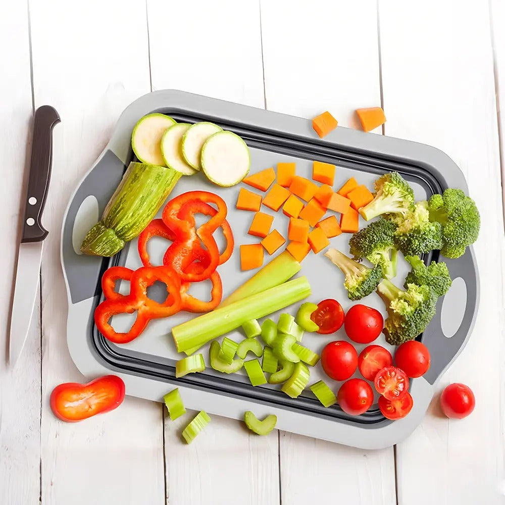 Foldable Washing-Up Bowl with Drain Plug