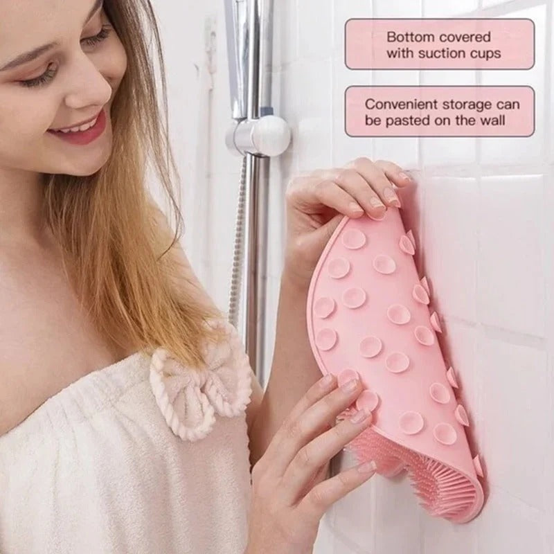 Silicone Foot Scrubber Shower Mat