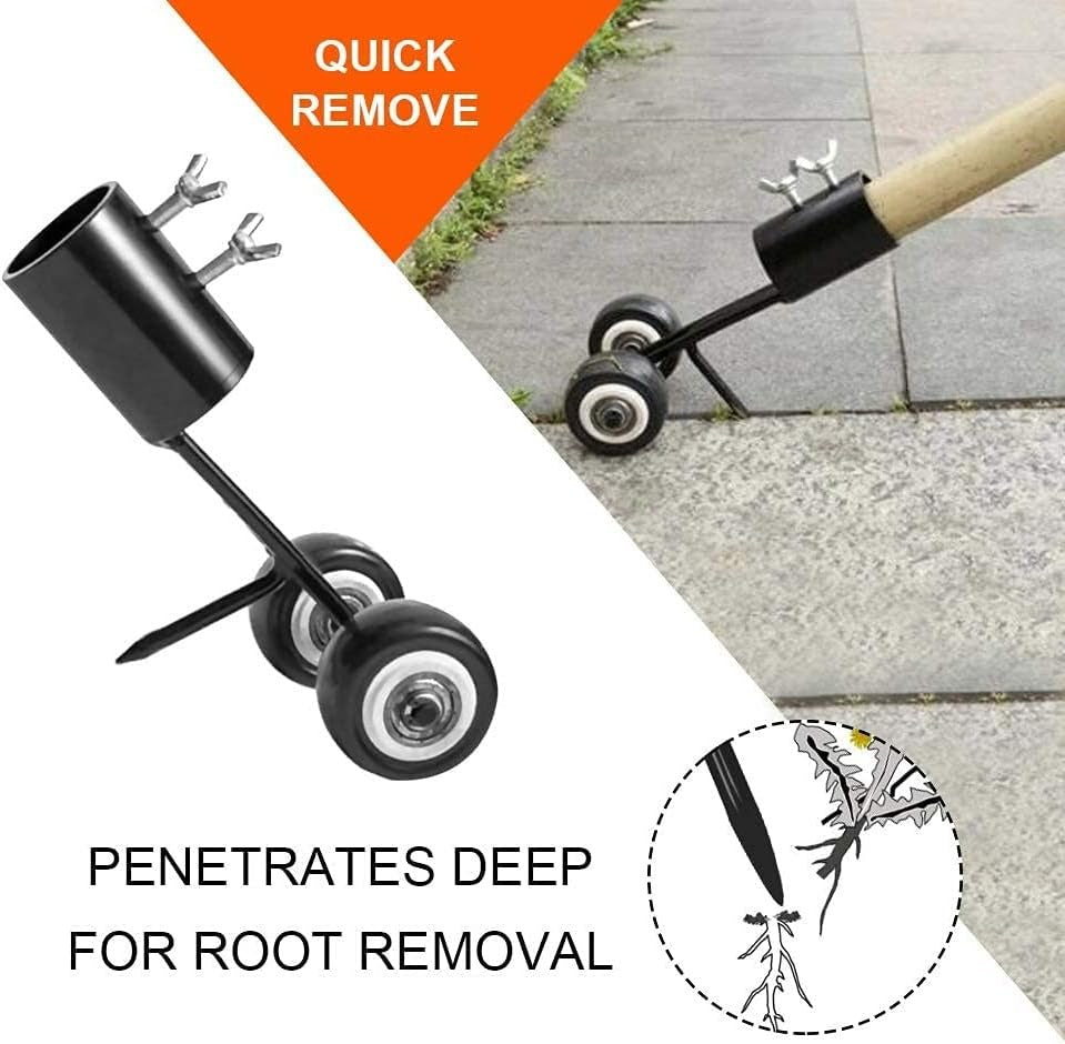 Rolling Weed Removal Tool for Paver Joints & Driveways