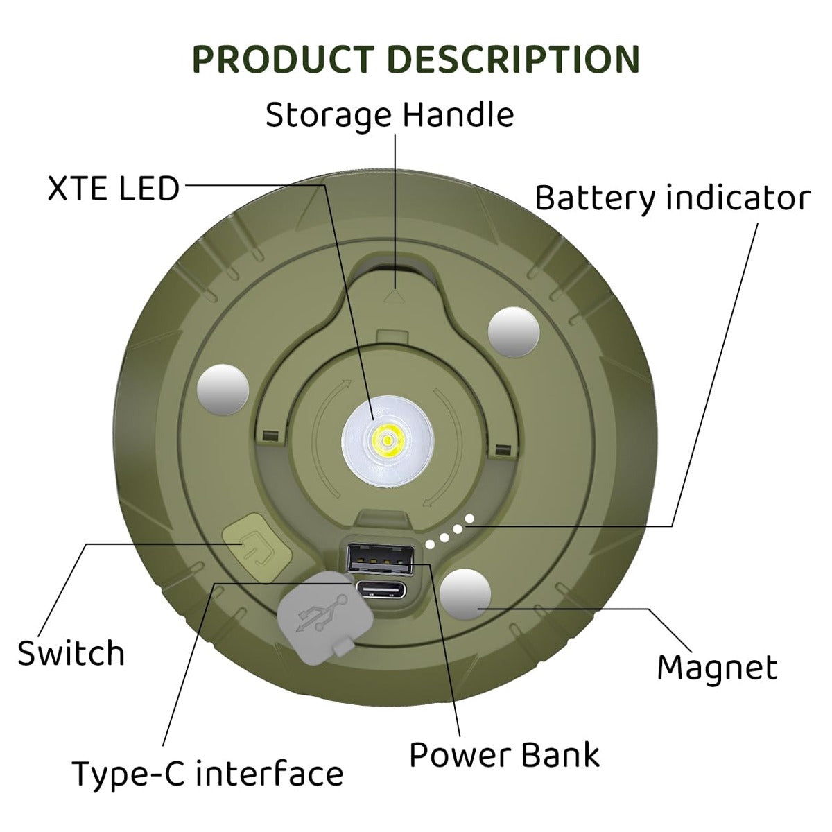 Rechargeable Waterproof Outdoor String Light (10 m)