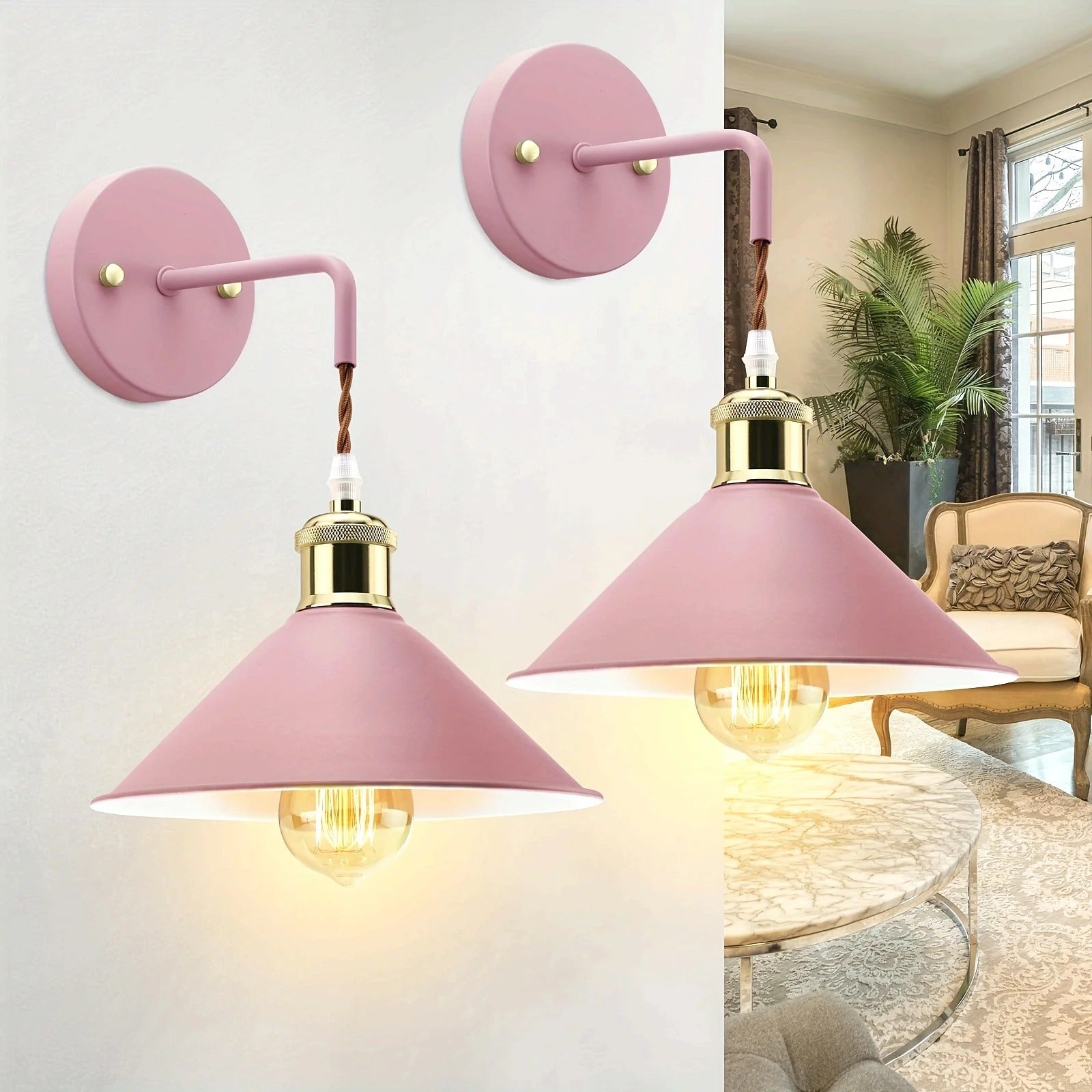 Modern Metal Wall Sconce Industrial Oil-Rubbed Wall Light Fixture