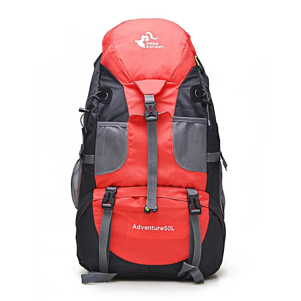 50L Water-Resistant Hiking Backpack