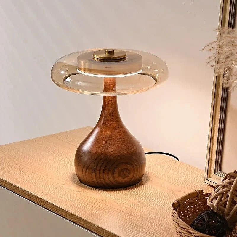 Retro Stained Glass Table Lamp