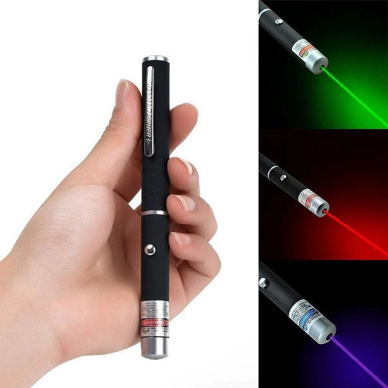 Laser Pointer with Red, Green or Violet Beam