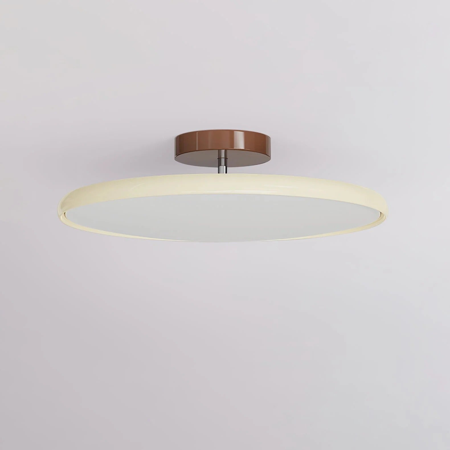 Minimalist Round Disc Flush Mount Ceiling Light for Bedroom