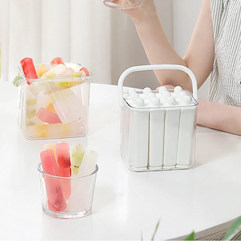 Silicone Ice Stick Mould with Storage Box