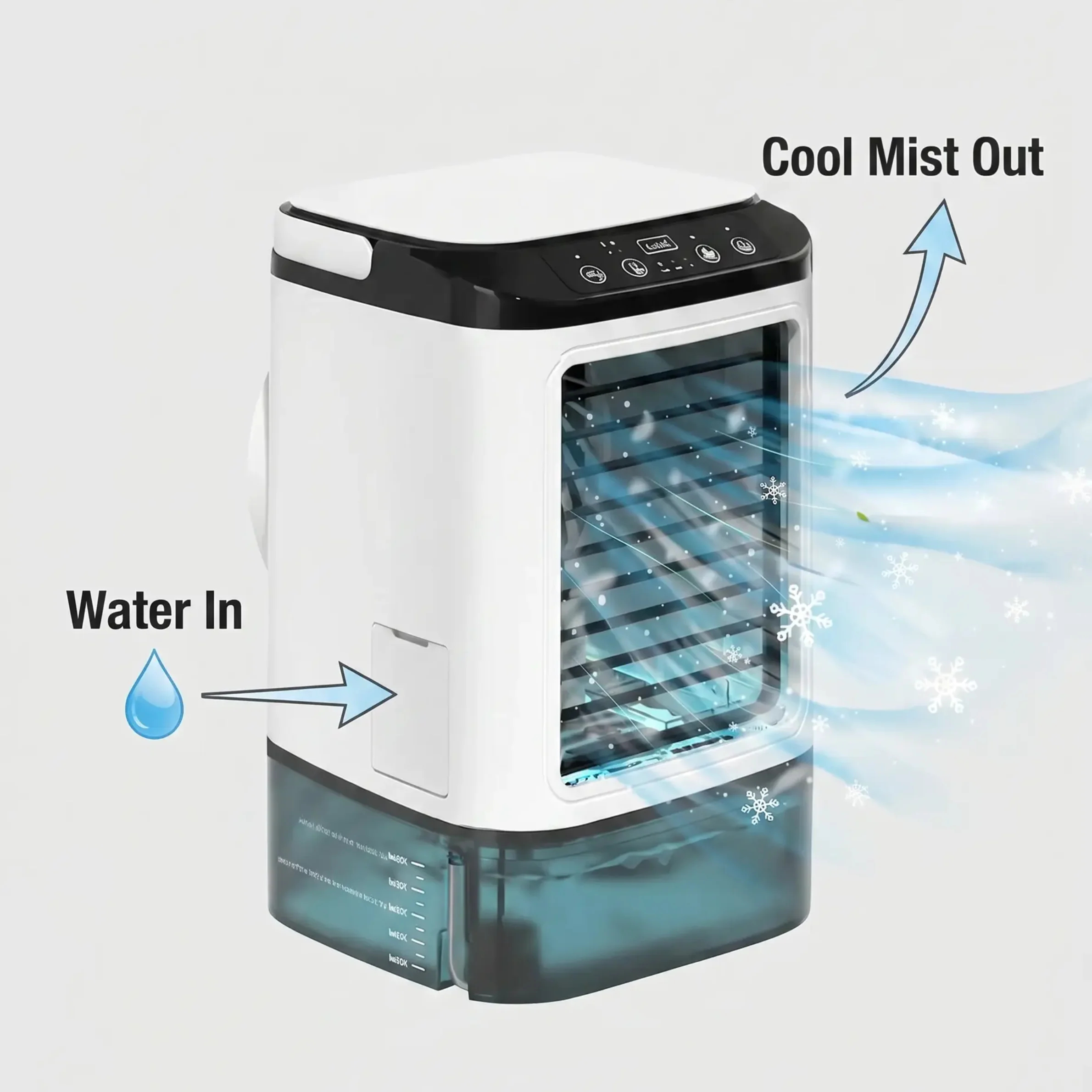 3-Speed Personal Desk Air Cooler