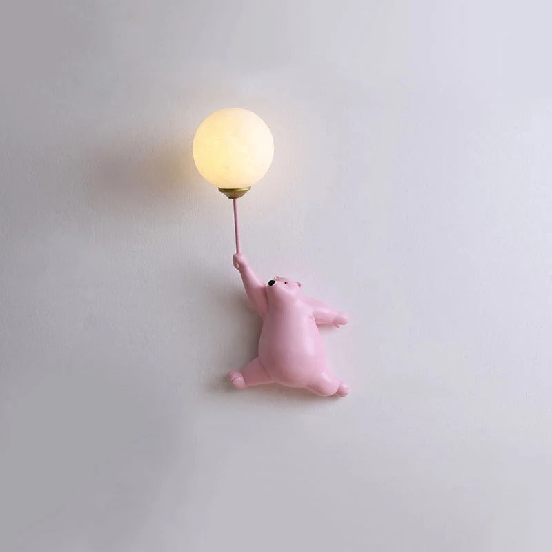 Bear Wall Lamp with LED Light