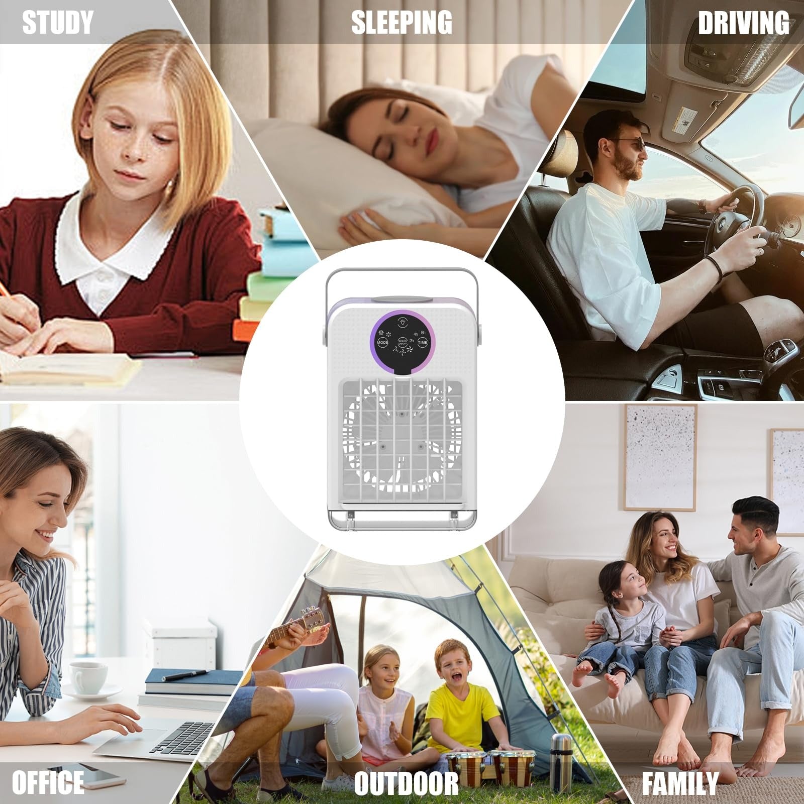 Mini Evaporative Air Cooler with Touchscreen