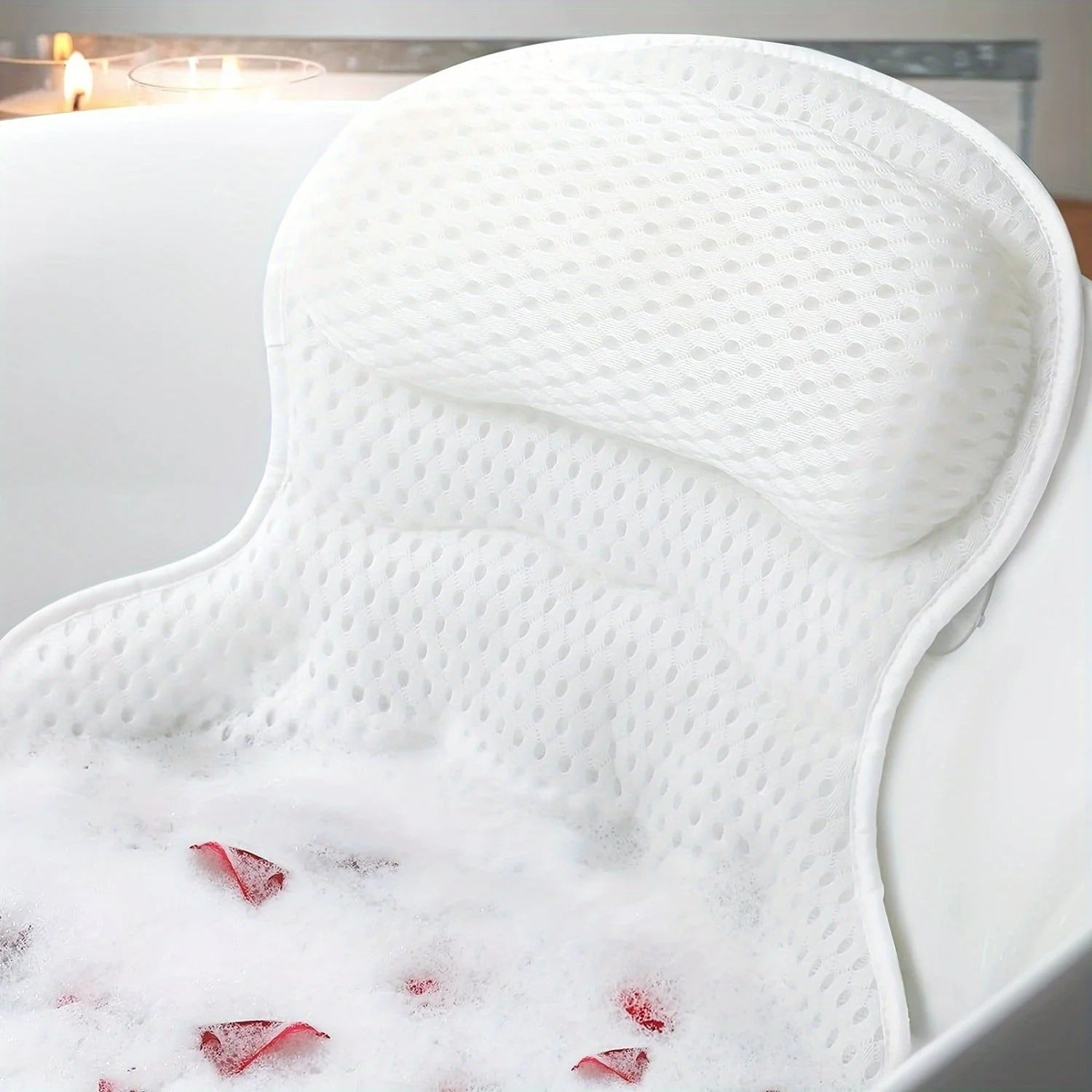 Bath Pillow with Neck Support
