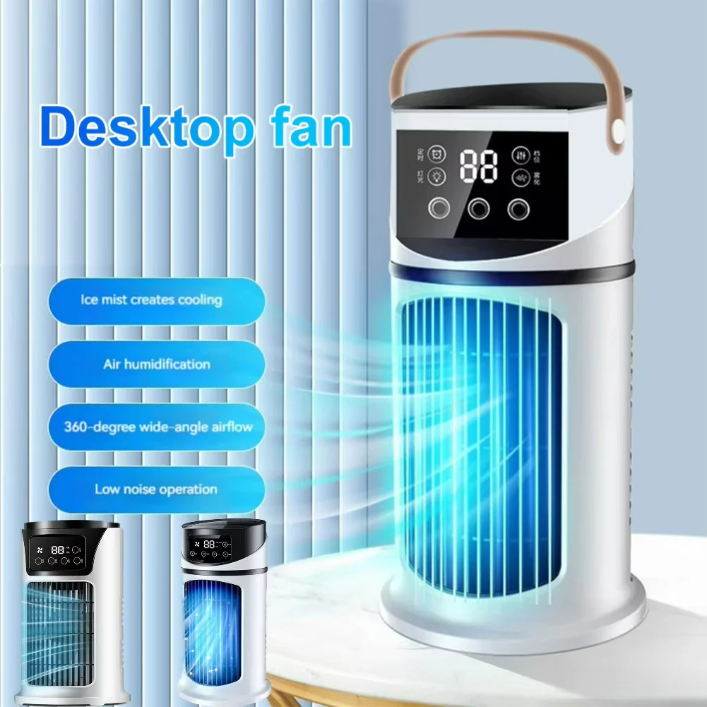 Portable Air Cooler and Humidifier with 9-Speed Fan