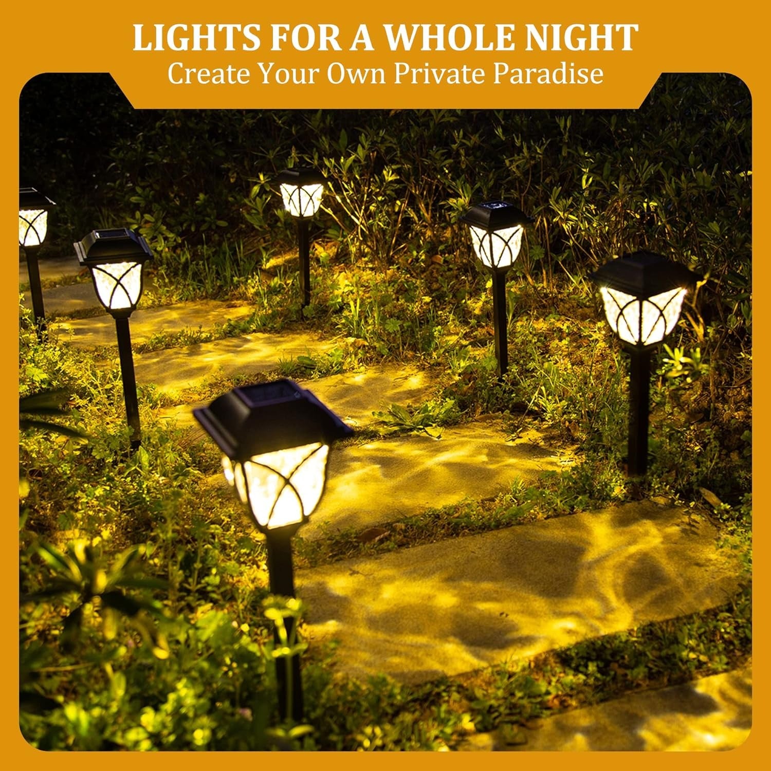 Solar LED Garden Lights (6-Pack)