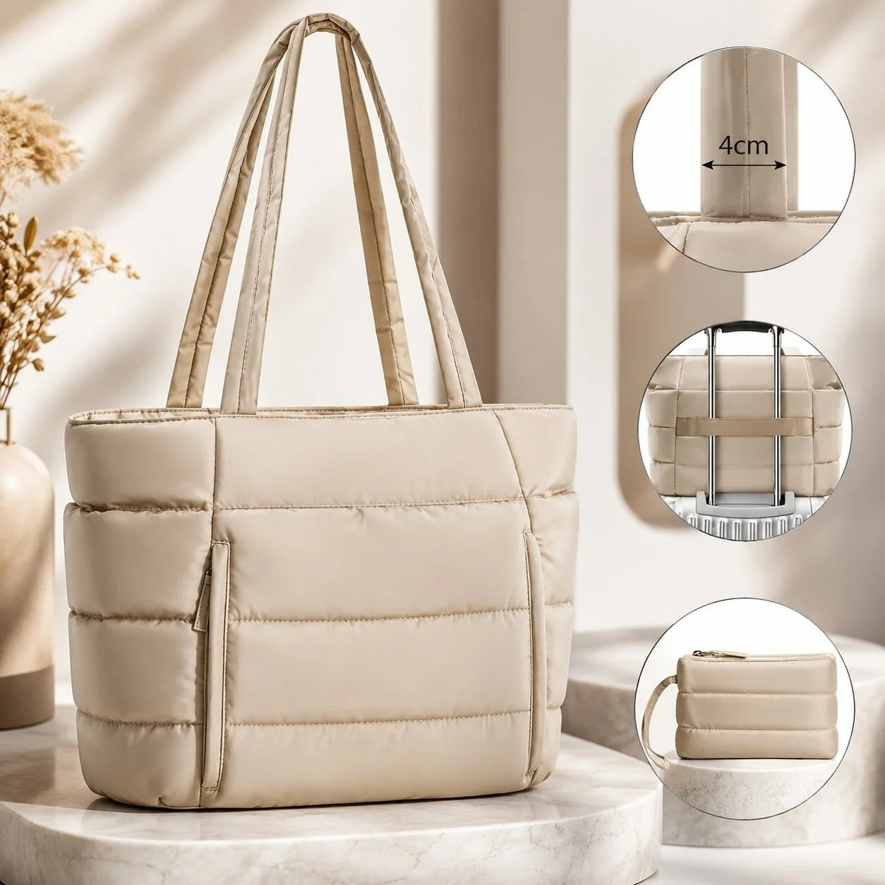 Puffer Tote Bag