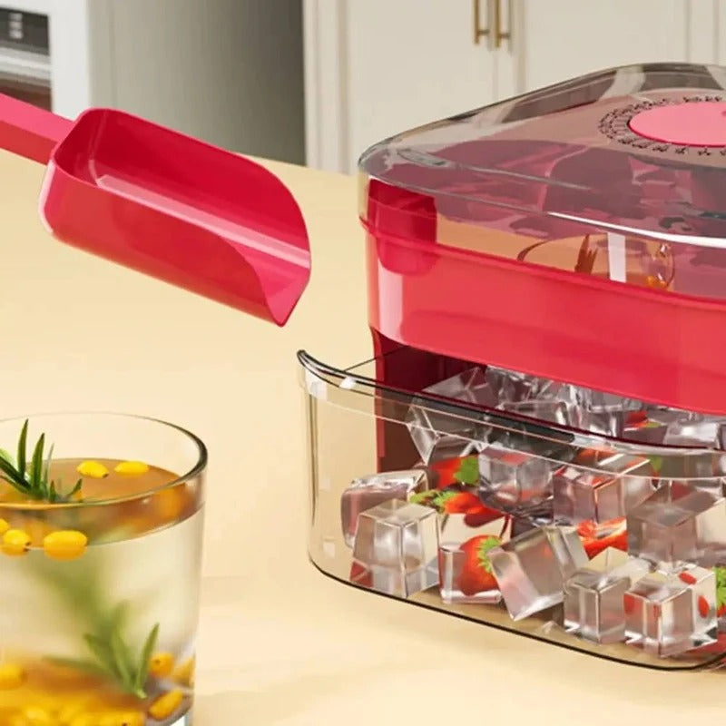 Double-Layer Ice Cube Tray (50 Cubes)