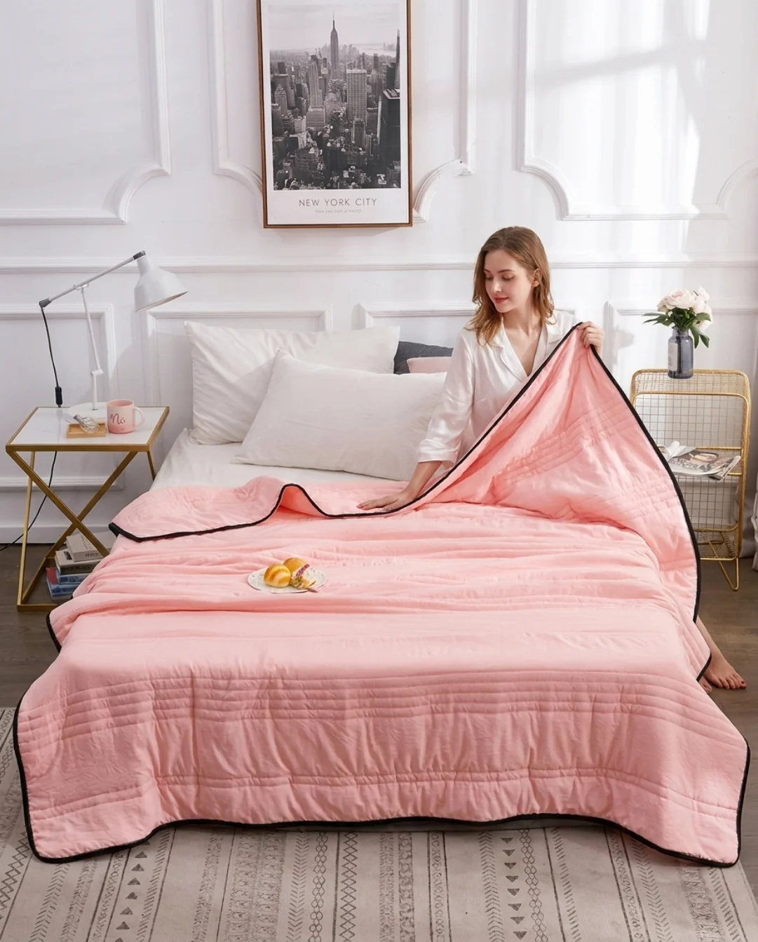 Cooling Bamboo Summer Blanket