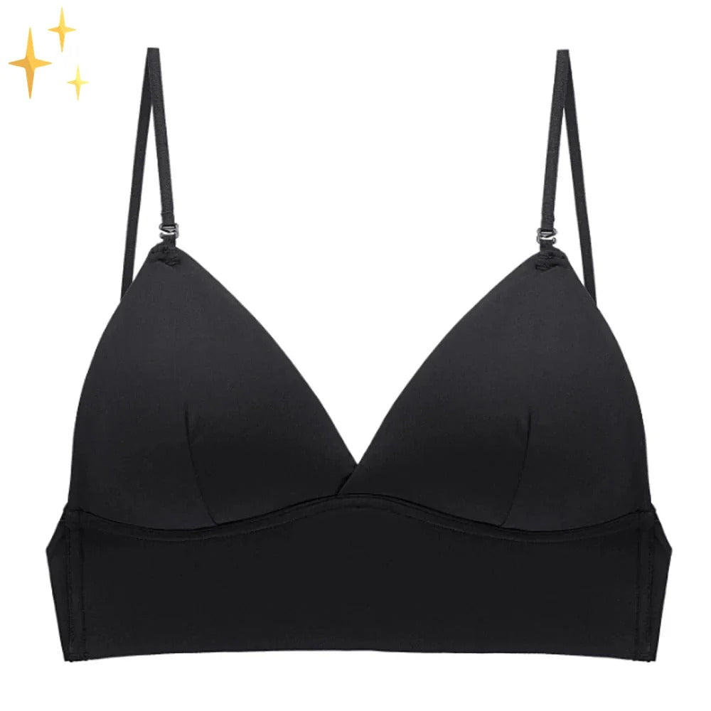 Invisible Backless Bra with Adjustable Straps
