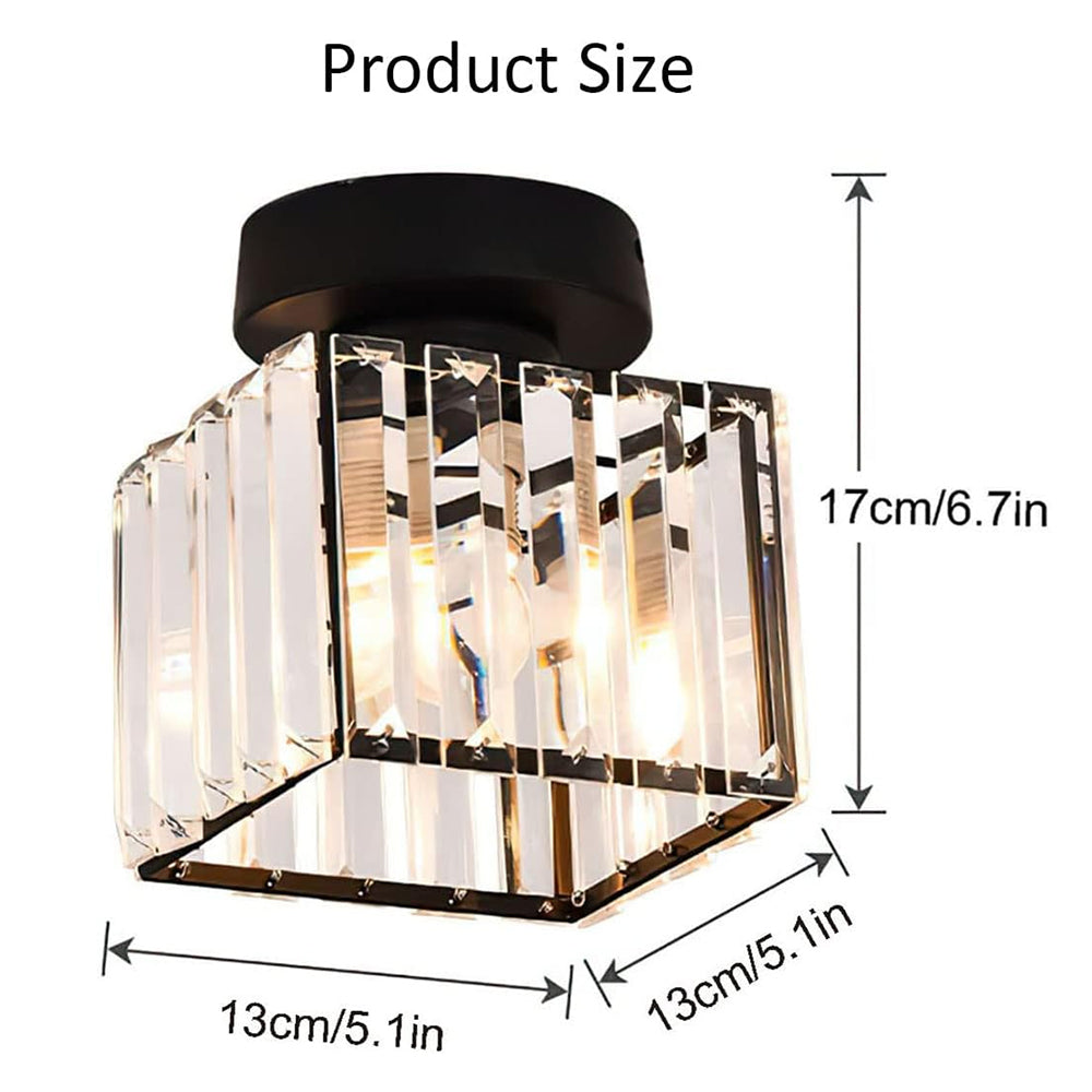 Casa Lumière Plafondlamp - Chique Glasverlichting voor Hal en Woonruimte