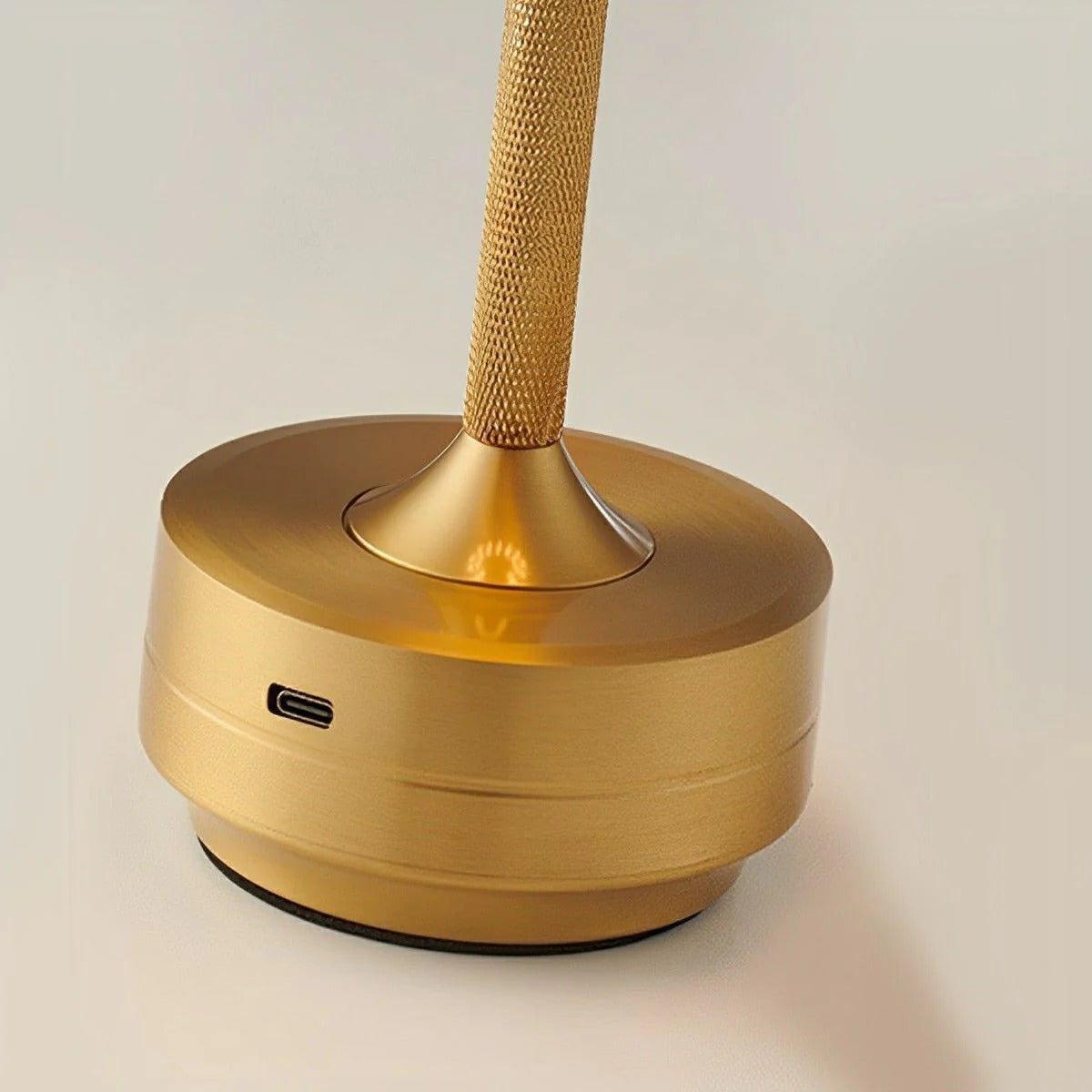 LED Table Lamp Aluminum & Acrylic Dimmable · USB-C Rechargeable