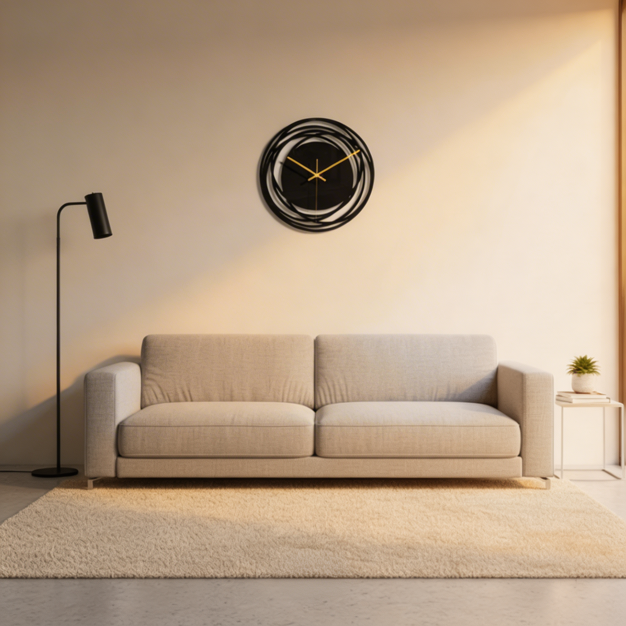 Anif Silent Wall Clock – Modern Minimalist Design