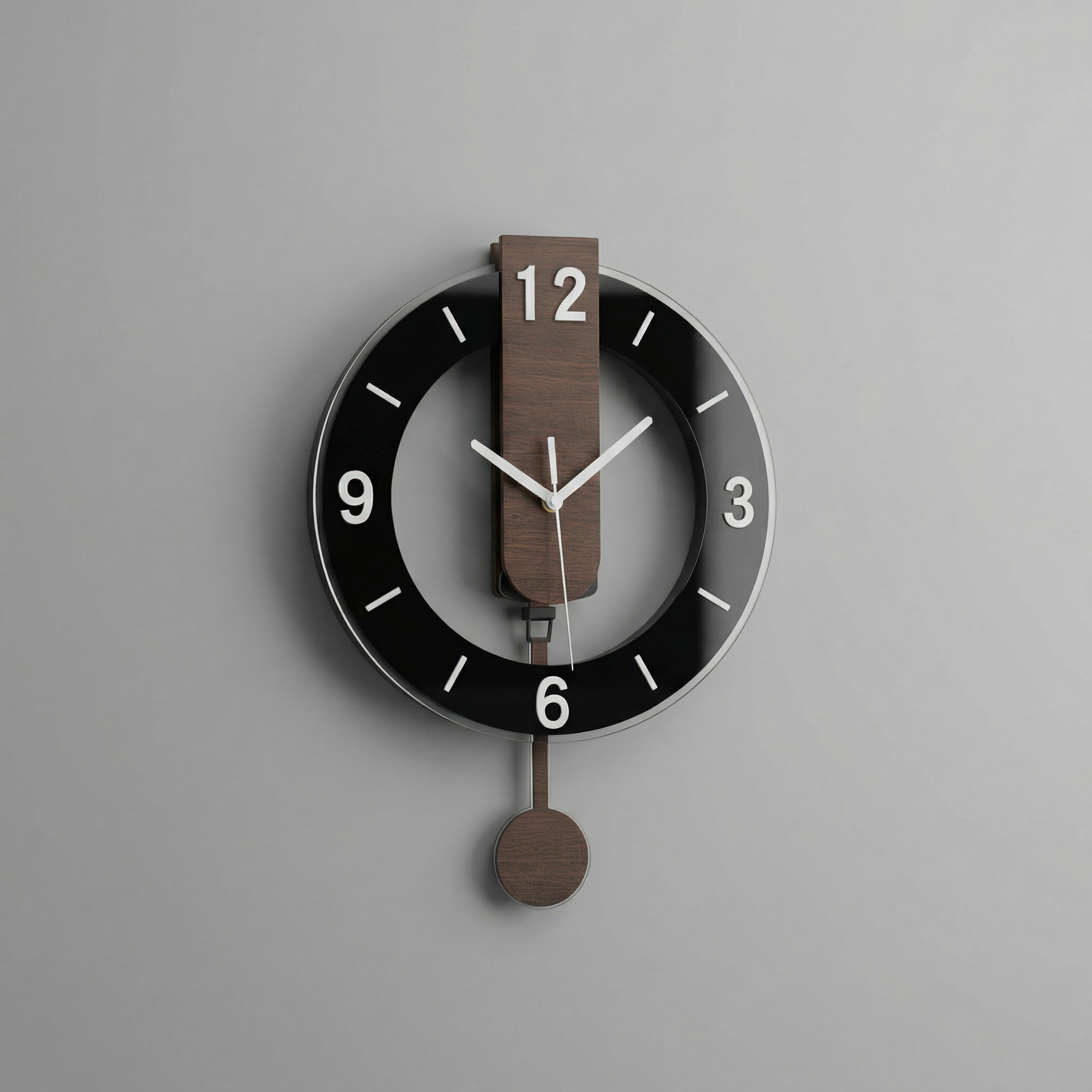 Large Retro Silent Wall Clock – Classic Design