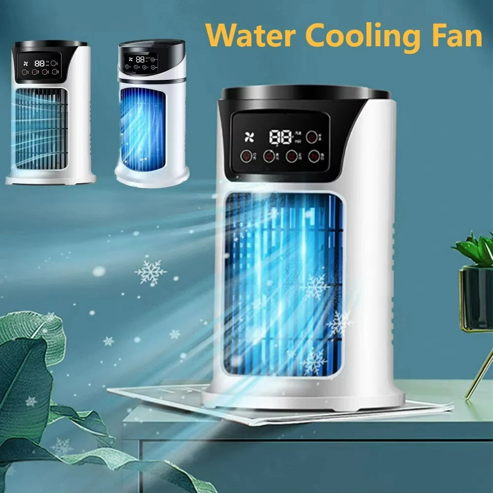 Portable Air Cooler & Humidifier with 9-Speed Fan and Mist Function