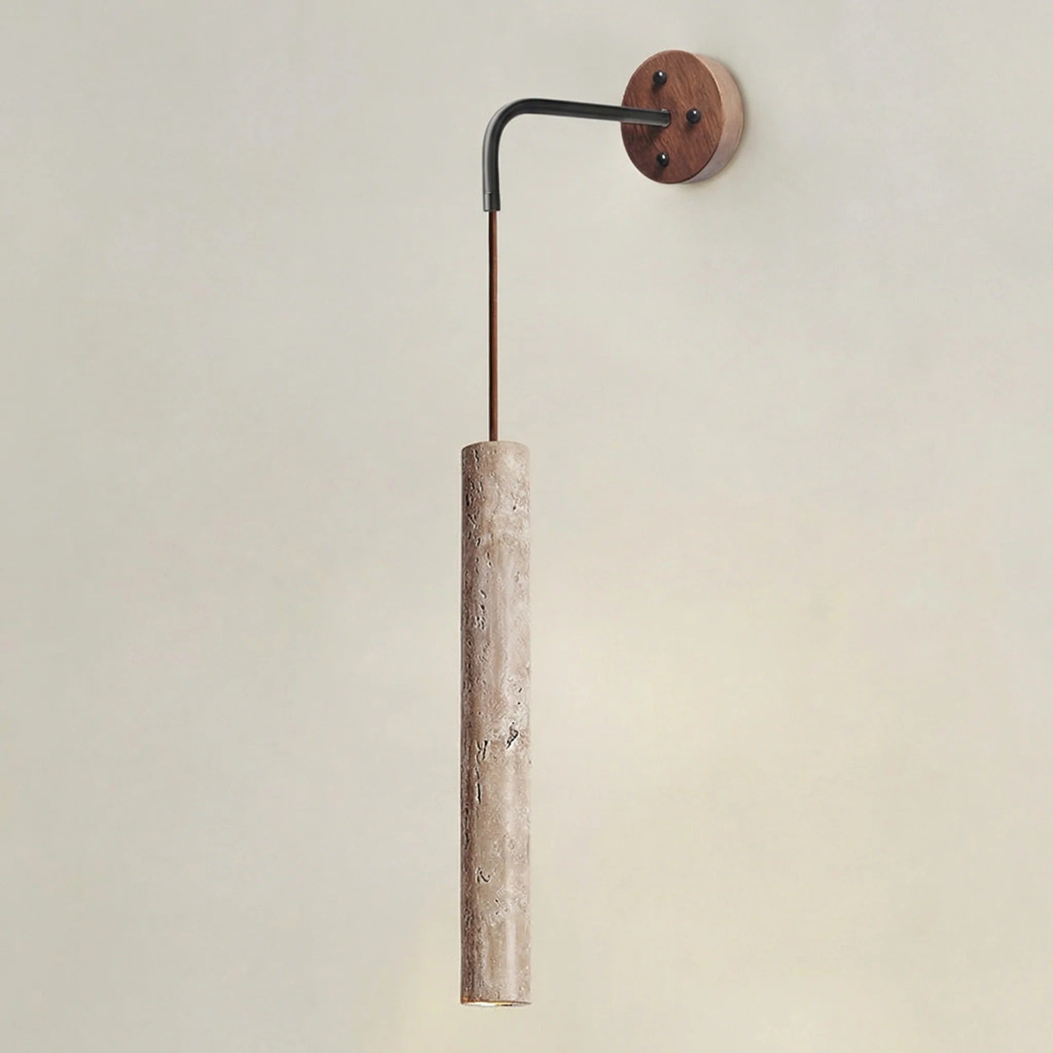 Travertine Tube Wall Lamp