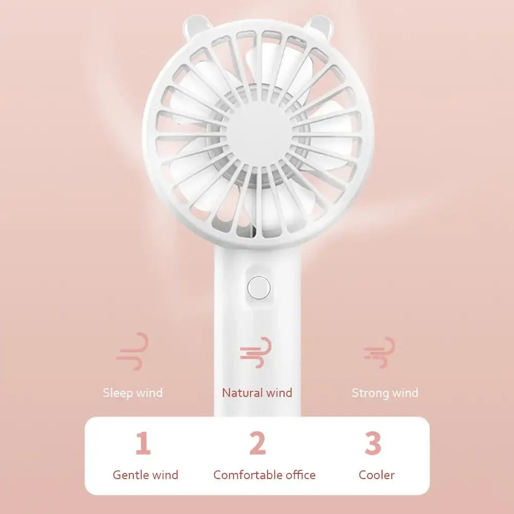 Veyra Mini Hand Fan – USB Rechargeable