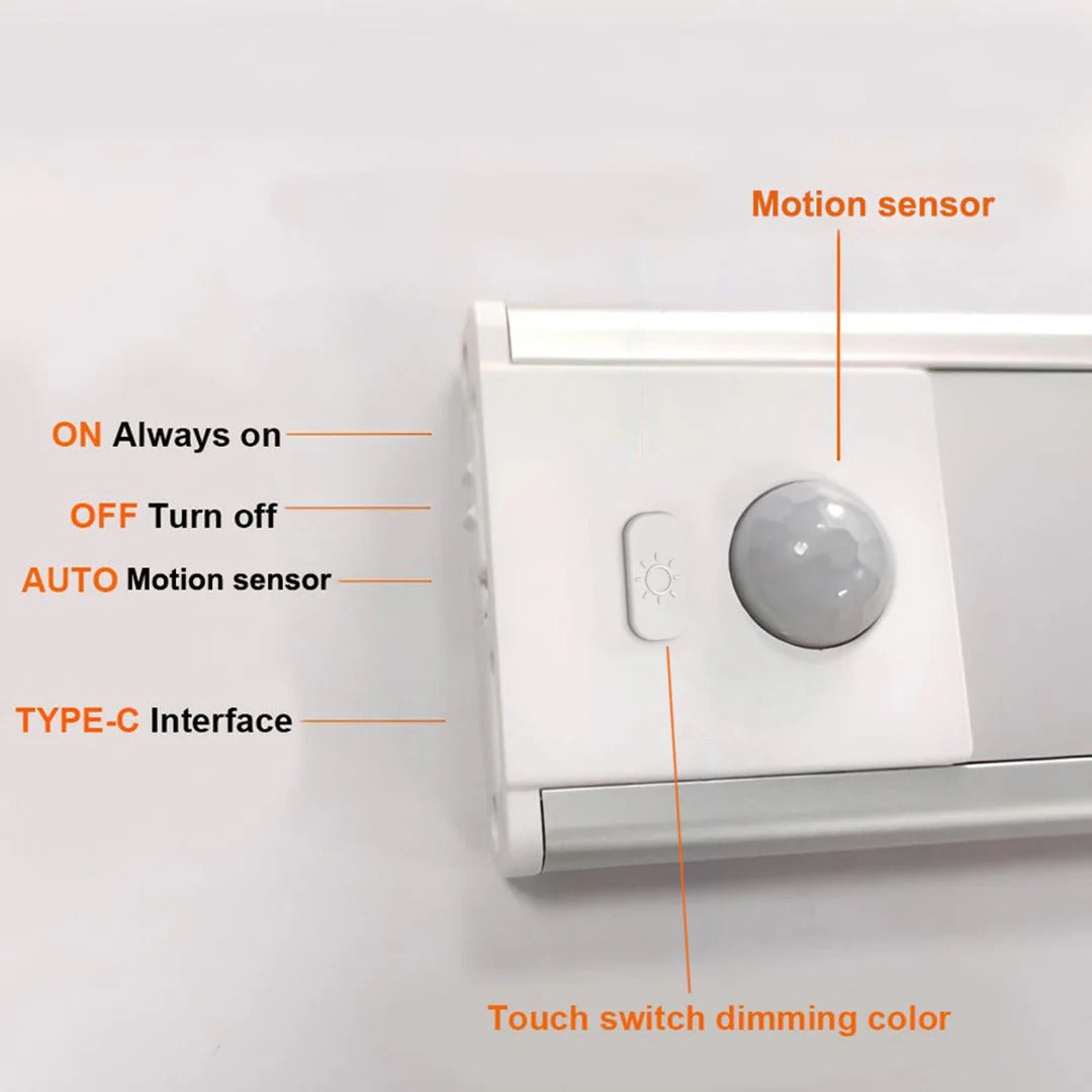 Wireless LED Under Cabinet Light with Motion Sensor