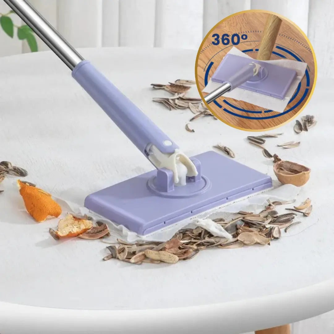 360° Mini Mop – Hands-Free Cloth Release