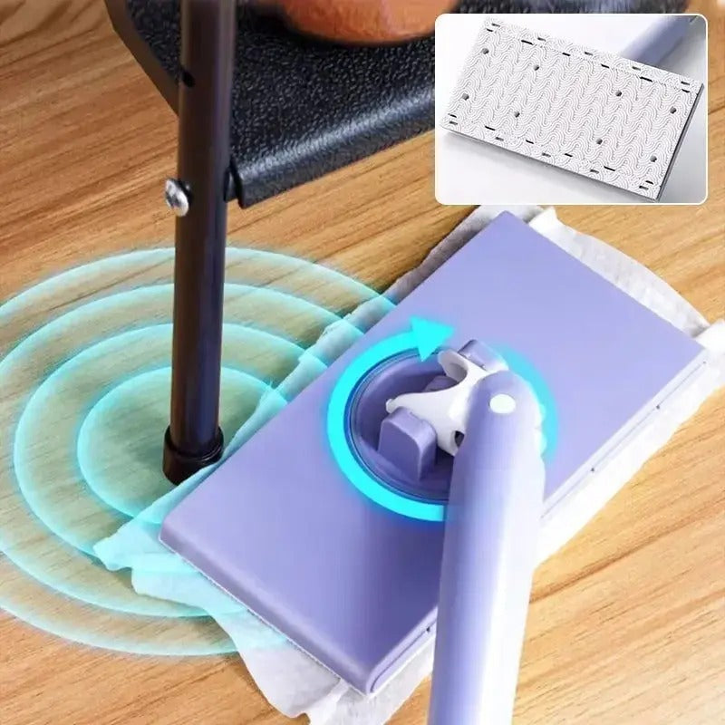 360° Mini Mop – Hands-Free Cloth Release