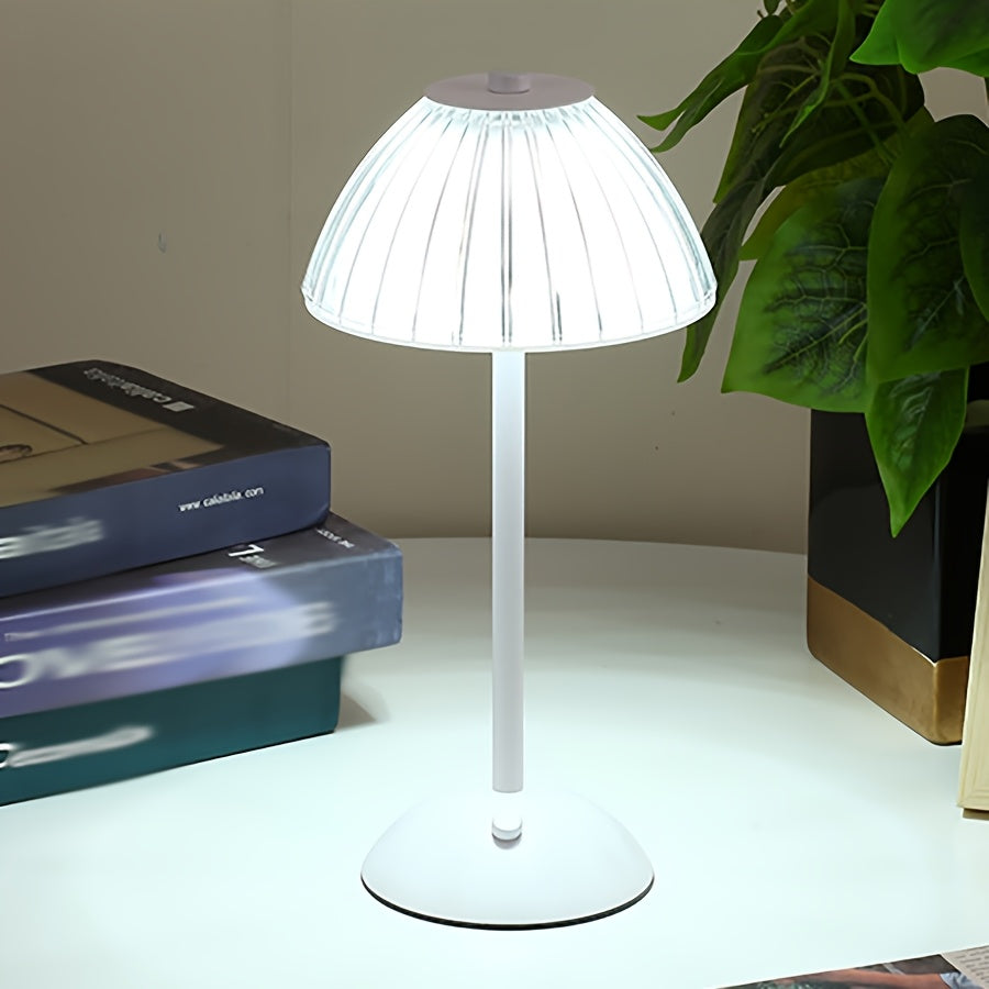 Dimbare Led Tafellamp Met Kristalvorm Voor Warme Elegante Binnenverlichting